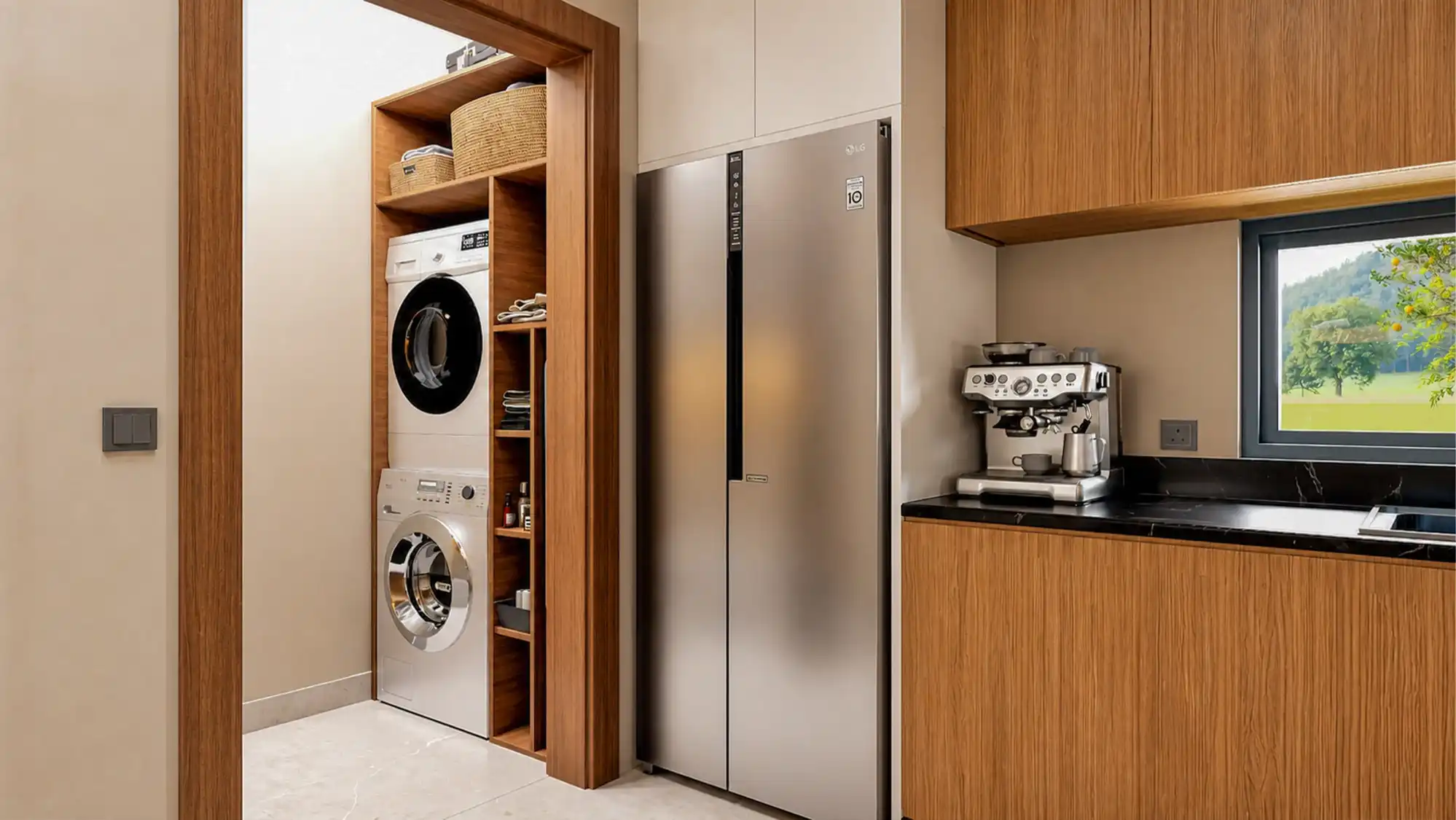 Laundry area
