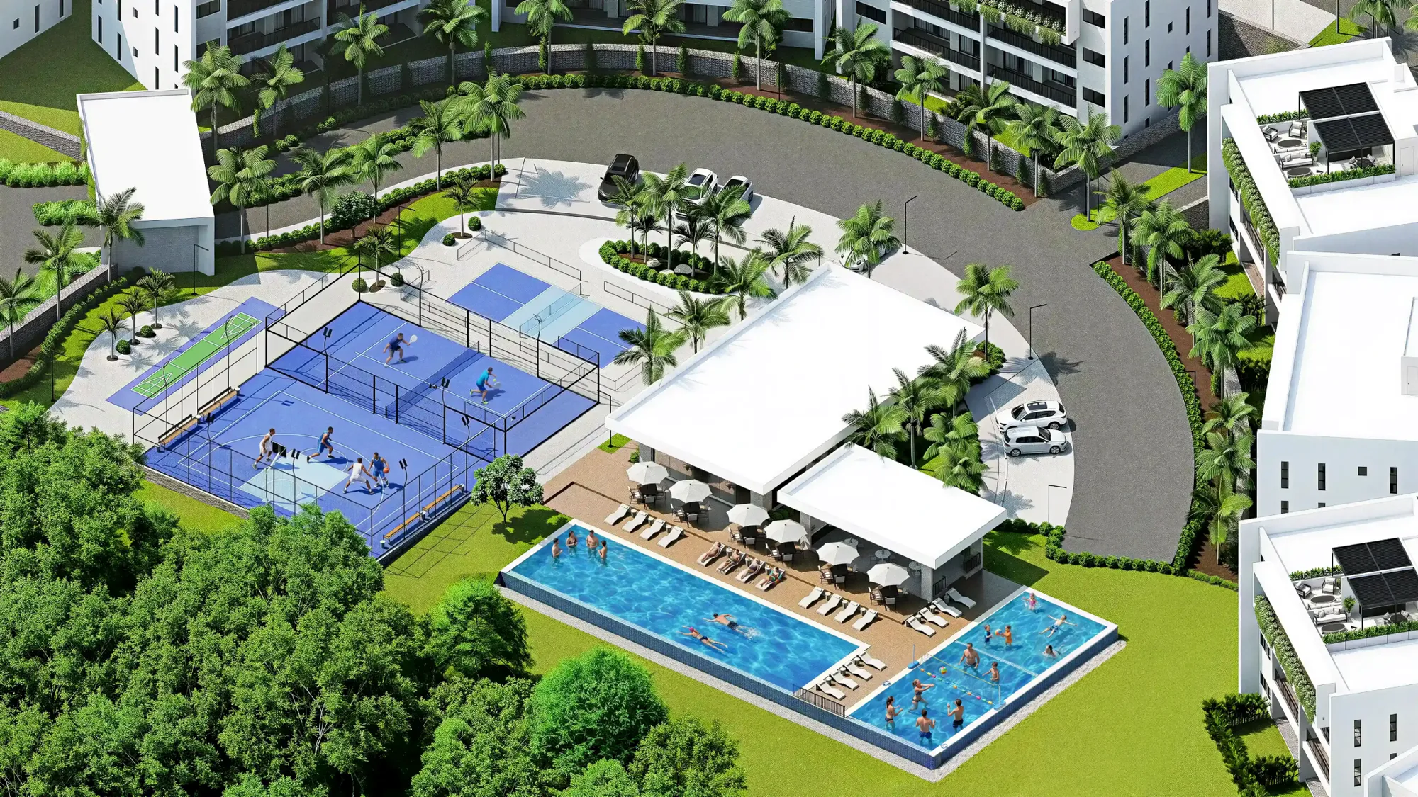 Project amenities sports court